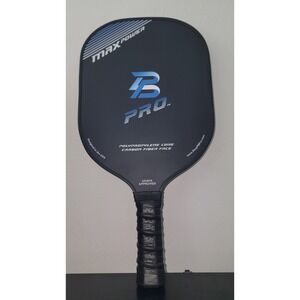 PB Pro Max Power Series Pickleball Paddle: Carbon Fiber Face Polypropylene Core